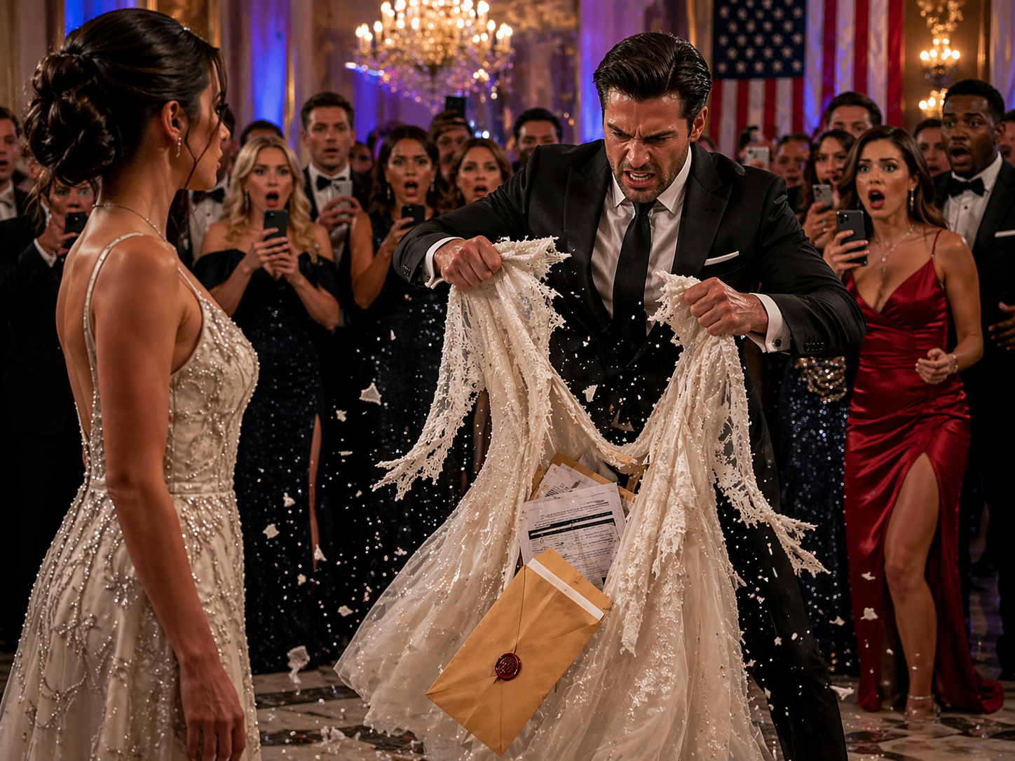 [FULL STORY] My Husband Tore My Wedding Dress in Front of Everyone — He Didn’t Know I Had Sewn the Truth Inside